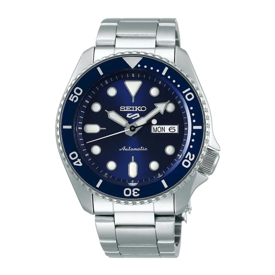 Fashion Seiko SRPD51K1 5 Sport Automatico Ghiera Blu 42,5 mm Uomo Orologi Seiko Uomo