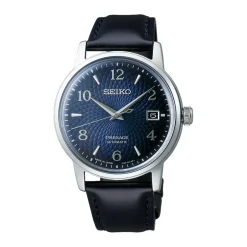 Sale Seiko SRPE43J1 Presage Automatico Blu Pelle 38,5 mm Uomo Orologi Seiko Uomo