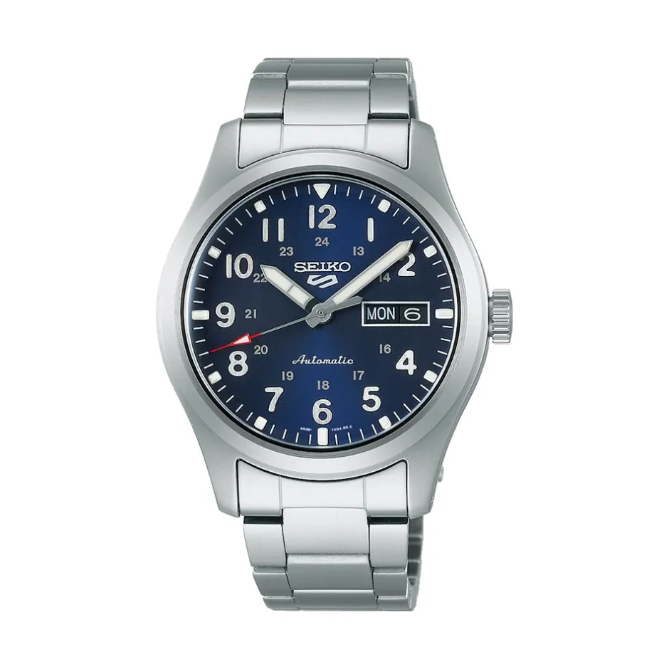 Online Seiko SRPG29K1 5 Sport Automatico Acciaio Quadrante Blu 39,4 mm Uomo Orologi Seiko Uomo
