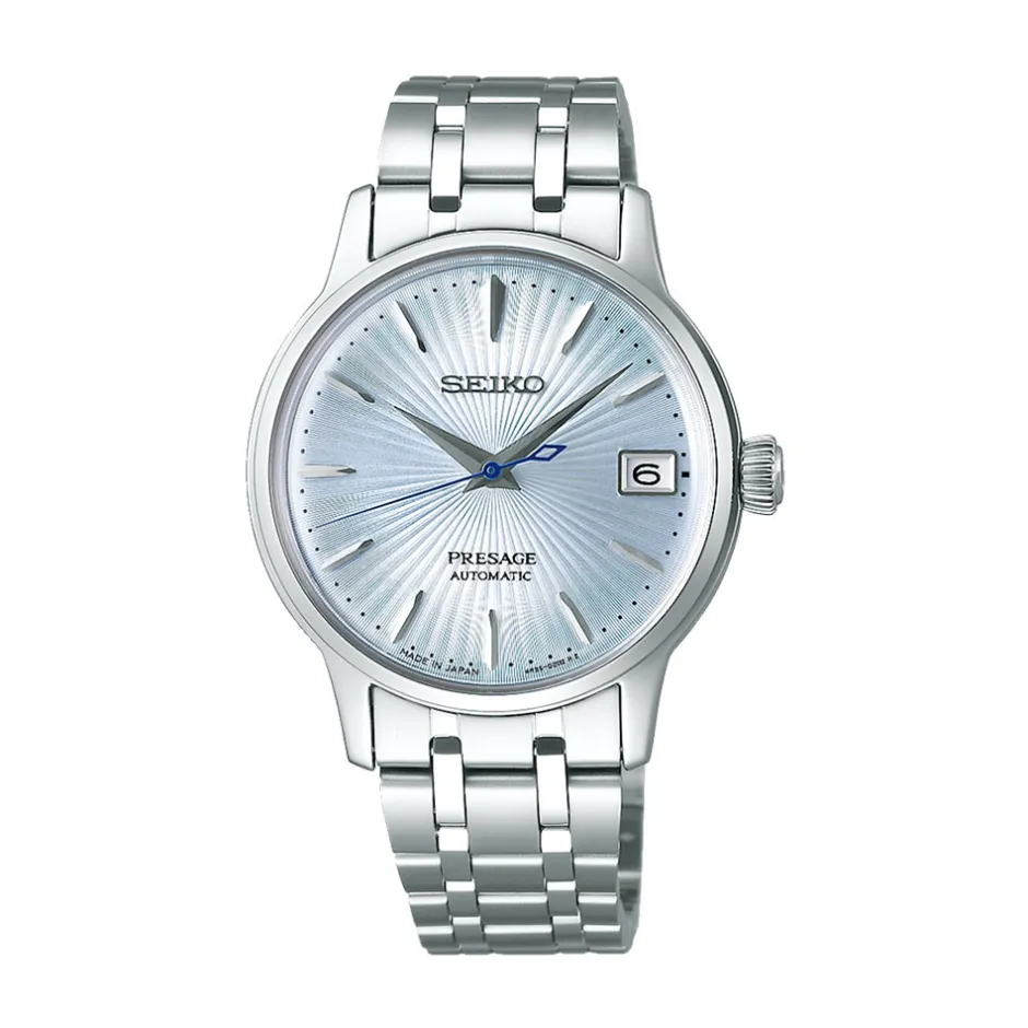 Outlet Seiko SRP841J1 Presage Azzurro Automatico 33,8 mm Donna Orologi Seiko Donna