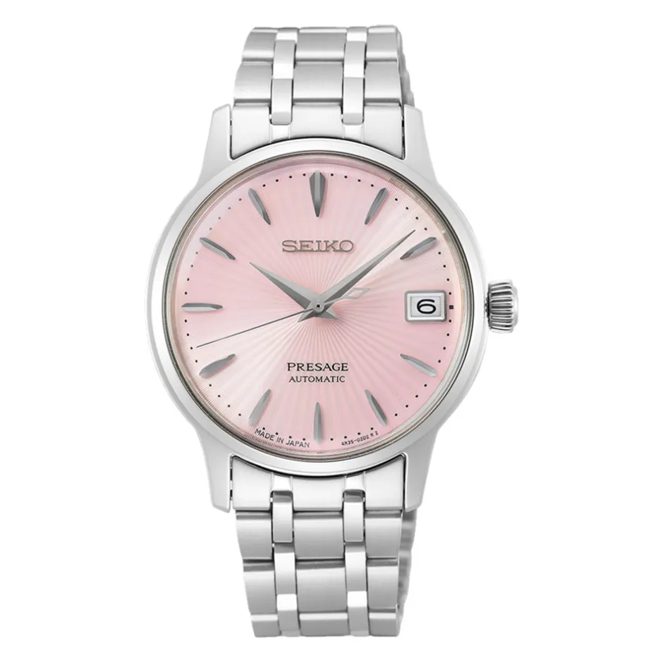 Sale Seiko SRP839J1 Presage Rosa Automatico 33,8 mm Donna Orologi Seiko Donna