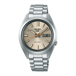 New Seiko SRPK91K1 5 Sport Champagne Riedizione SNXS 37,4 mm Uomo Orologi Seiko Uomo