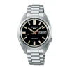 Clearance Seiko SRPK89K1 5 Sport Nero Riedizione SNXS 37,4 mm Uomo Orologi Seiko Uomo