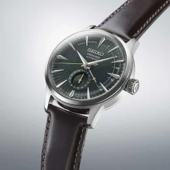 New Seiko SSA459J1 Presage Automatico Power Reserve Verde 40,5 mm Uomo Orologi Seiko Uomo