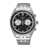 Sale Seiko SSB429P1 Sport Chronograph Quartz Quadrante Nero Uomo Orologi Seiko Uomo