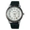Clearance Seiko SSK011J1 Presage GMT Bianco Pelle 40,8 mm Uomo Orologi Seiko Uomo