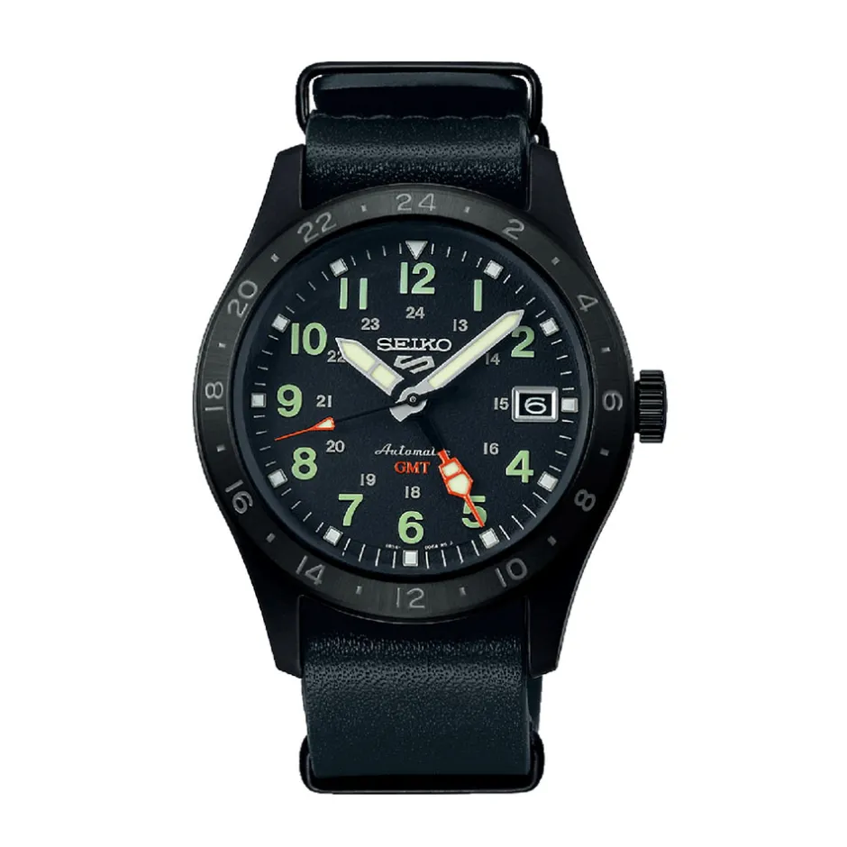 Best Seiko SSK025K1 5 Sport GMT Night Automatico Uomo Orologi Seiko Uomo