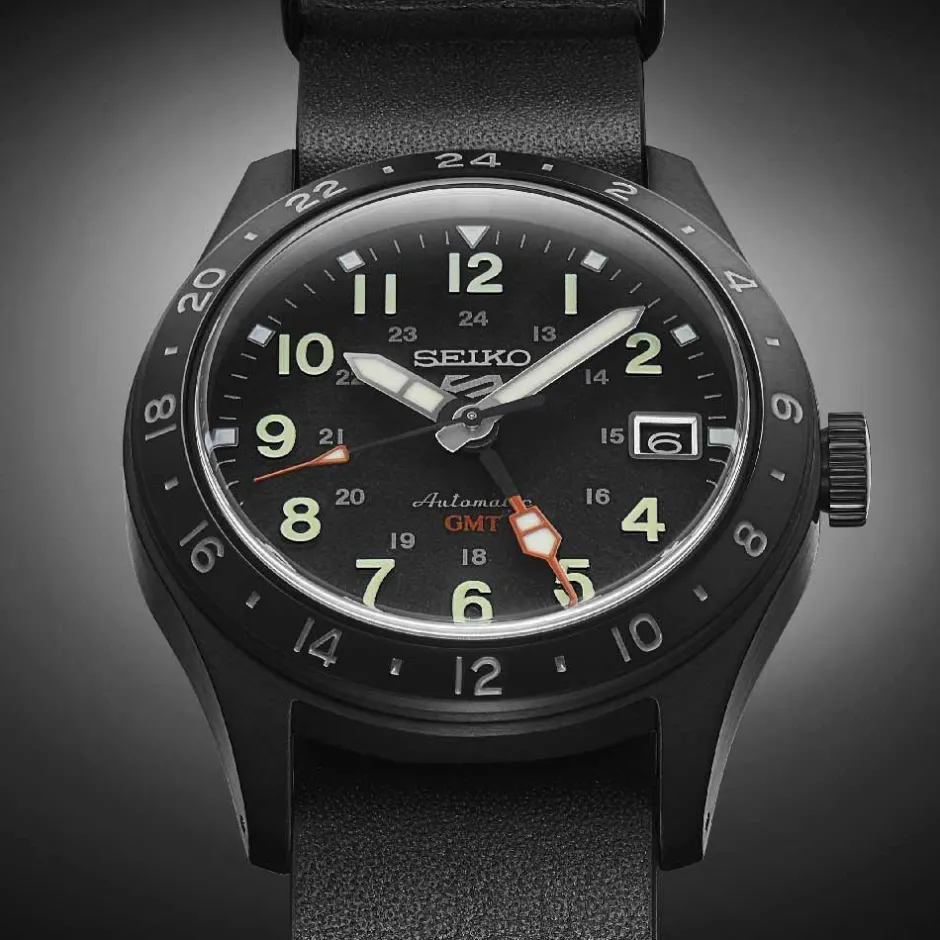 Best Seiko SSK025K1 5 Sport GMT Night Automatico Uomo Orologi Seiko Uomo