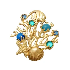 Sale Spilla Giovanni Raspini Golden Reef Gioielli Giovanni Raspini