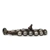 Sale Tamashii Bracciale Tibetano Originale Con Labradorite Grigio Gioielli Tamashii